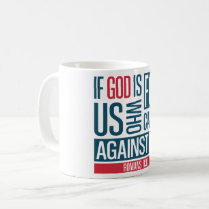 God is voor ons koffiemok