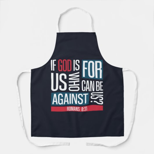 God is voor ons schort (Voorkant)