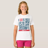 God is voor ons t-shirt (Voorkant volledig)