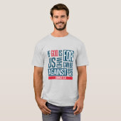 God is voor ons t-shirt (Voorkant volledig)