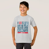 God is voor ons t-shirt (Voorkant volledig)