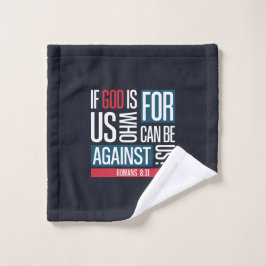 God is voor ons washandje