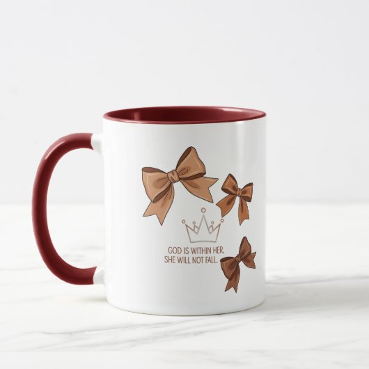 God is Within Her,  Two-Tone Mug | Christian  Mok (Links)
