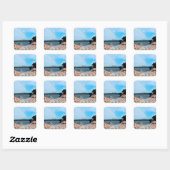 " God is Zeer Creatief" Vierkante Sticker (Vel)