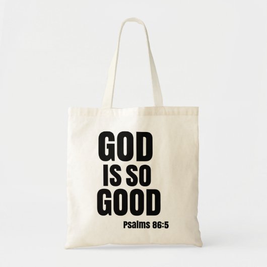God is zo goed tote bag (Voorkant)
