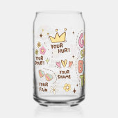 God is zoveel groter dan blikvorm glas (Voorkant)