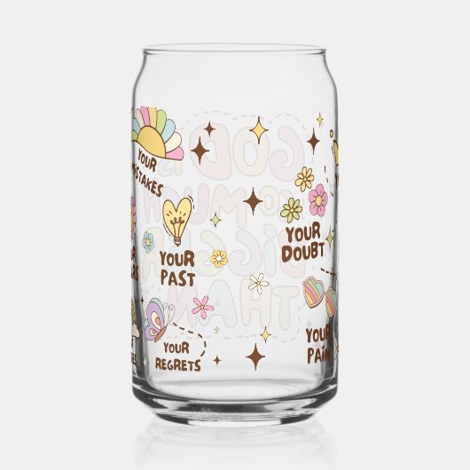 God is zoveel groter dan blikvorm glas (Rechts)