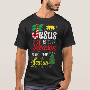 God Jezus Christus is de reden voor de kerstperiod T-shirt