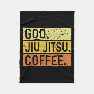 God Jiu Jitsu Koffie Jezus Braziliaanse Vechtkunst Fleece Deken