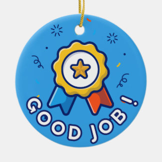 God Job Keramisch Ornament