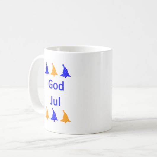 god jul1 koffie - mok (Voorkant links)