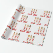 God Jul Cadeaupapier (Uitgerold)