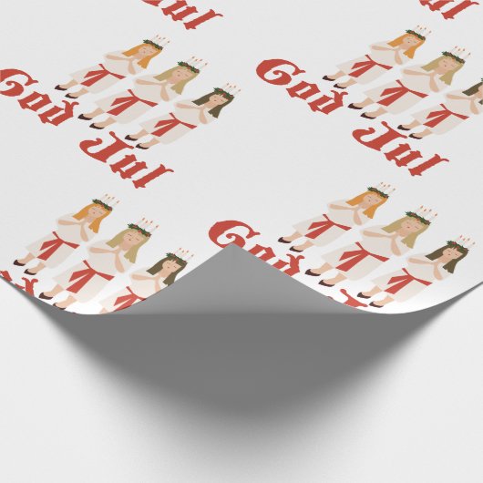 God Jul Cadeaupapier (Hoek)