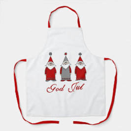 God Jul | Cute Funny Norwegian Merry Kerstry Schort