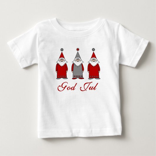 God Jul | Cute Funny Tomten Noors kerstfeest (Voorkant)