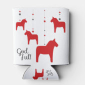 God jul! Dala Horse Koelbox Blikjeskoeler (Achterkant)