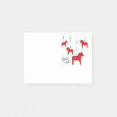 God jul! Dala Horse Notes (Voorkant)