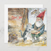 God Jul Feestdagenkaart (Voorkant / Achterkant)