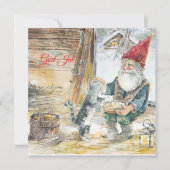 God Jul Feestdagenkaart (Voorkant)