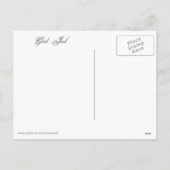 God Jul / Gelukkig Kerstfeest Feestdagenkaart (Achterkant)