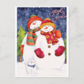 God Jul / Gelukkig Kerstfeest Feestdagenkaart (Voorkant)