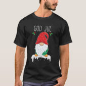 God Jul Gnome Zweeds Tomte Gnome Scandinavisch T-shirt (Voorkant)