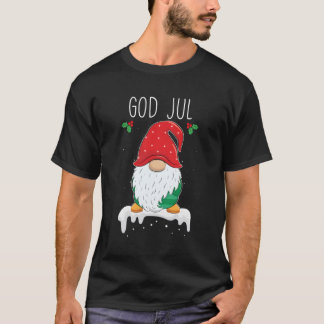 God Jul Gnome Zweeds Tomte Gnome Scandinavisch T-shirt