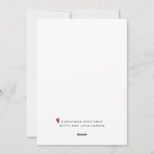 God Jul Gnomes Feestdagenkaart (Achterkant)