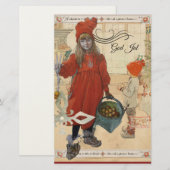 God Jul Helgkort Briefpapier (Voorkant / Achterkant)