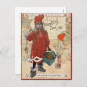 God Jul Helgkort  Feestdagenkaart (Voorkant / Achterkant)