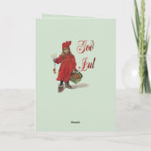 God Jul Iduna and the Magic Apples Scandinavian Ho Kaart (Achterkant)