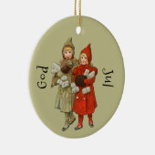 God Jul Keramisch Ornament (Rechts)