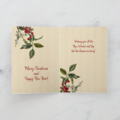 God jul | kerstgeit | Zweden Nyström Feestdagen Kaart (Binnen)