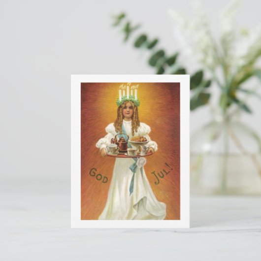 God Jul! Lucia met behandelingen (Staand voorkant)