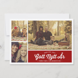 God Jul och Gott Nytt År hälsning
