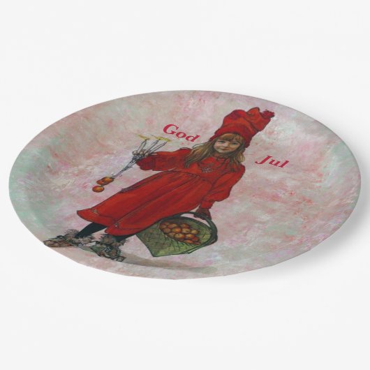 God Jul Papieren Bordje (Gekanteld)