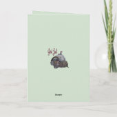 God Jul Scandinavian Julbocken Yule Goat After Joh Kaart (Achterkant)