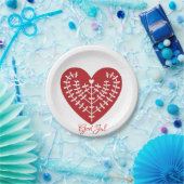 God jul Scandinavian Paper Borden Papieren Bordje (Feest)