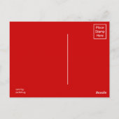 God Jul Snowflakes Briefkaart (Achterkant)