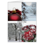 God Jul Swedisch kerstkaartje (Voorkant)