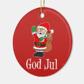 God jul Swedish Santa Ornament (Links)