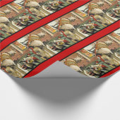 God Jul Tomte Cadeaupapier (Hoek)