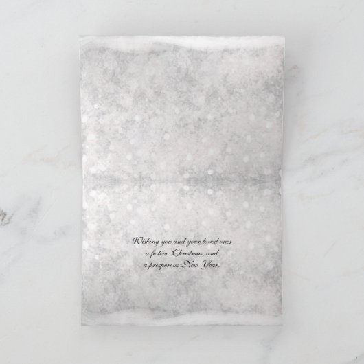 God jul tomte snow skiing Sweden woodland modern Feestdagen Kaart (Binnen)