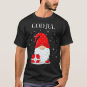 God jul Zweeds kerstfeest Zweden Tomte Gnome T-shirt (Voorkant)
