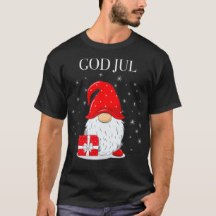 God jul Zweeds kerstfeest Zweden Tomte Gnome T-shirt