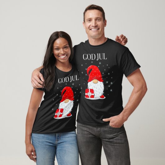God jul Zweeds kerstfeest Zweden Tomte Gnome T-shirt (Unisex)