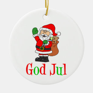 God jul Zweeds kerstkerstkerstkerstkerstkerstkerst Keramisch Ornament