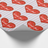 God jul Zweedse kerst Cadeaupapier (Hoek)