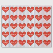 God jul Zweedse kerst Cadeaupapier (Vlak)