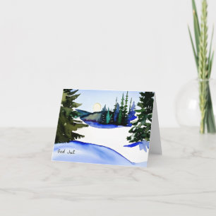 God jul, Zweedse kerst Kaart